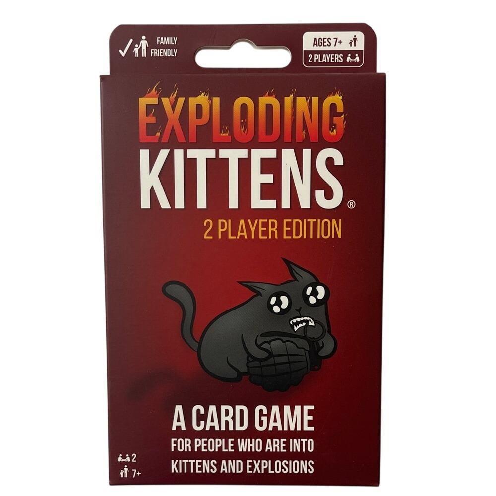 Exploding Kittens 2 Player Card Game NEW